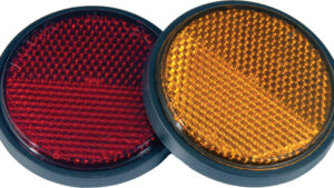 CHRIS PRODUCTS REFLECTOR STUD MOUNT AMBER