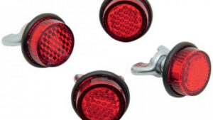 CHRIS PRODUCTS MINI-REFLECTORS RED 4/PK