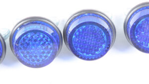 CHRIS PRODUCTS MINI-REFLECTORS BLUE 4/PK