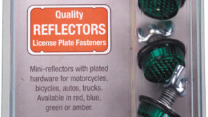 CHRIS PRODUCTS MINI-REFLECTORS GREEN 4/PK