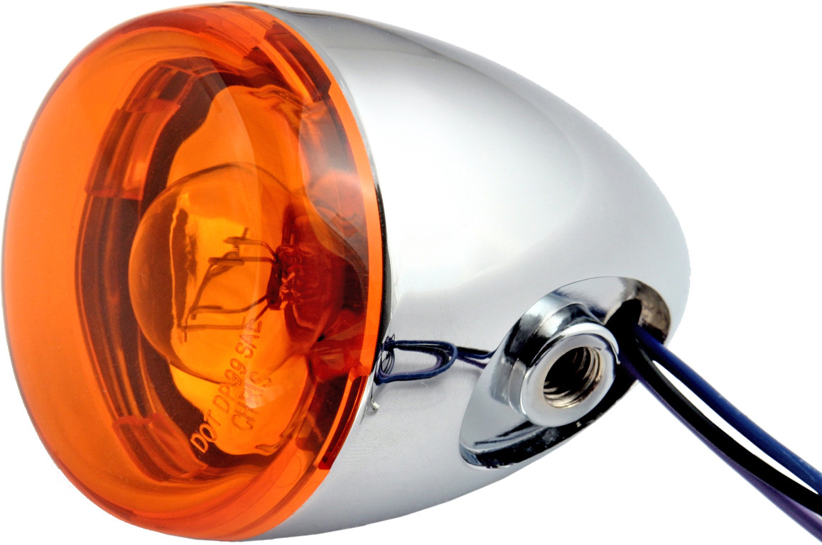 CHRIS PRODUCTS TURN SIGNAL ASSEMBLY BULLET STYLE AMBER