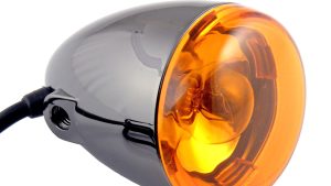 CHRIS PRODUCTS TURN SIGNAL ASSEMBLY BULLET STYLE BLACK NICKEL