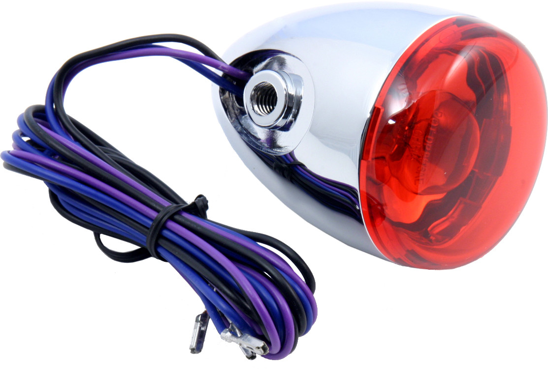 CHRIS PRODUCTS BULLET TURN SIGNAL REAR RED LENS