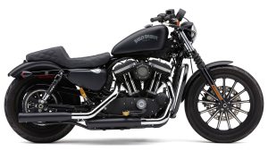 COBRA 3" NH SERIES SLIP-ONS BLACK SPORTSTER 04-13