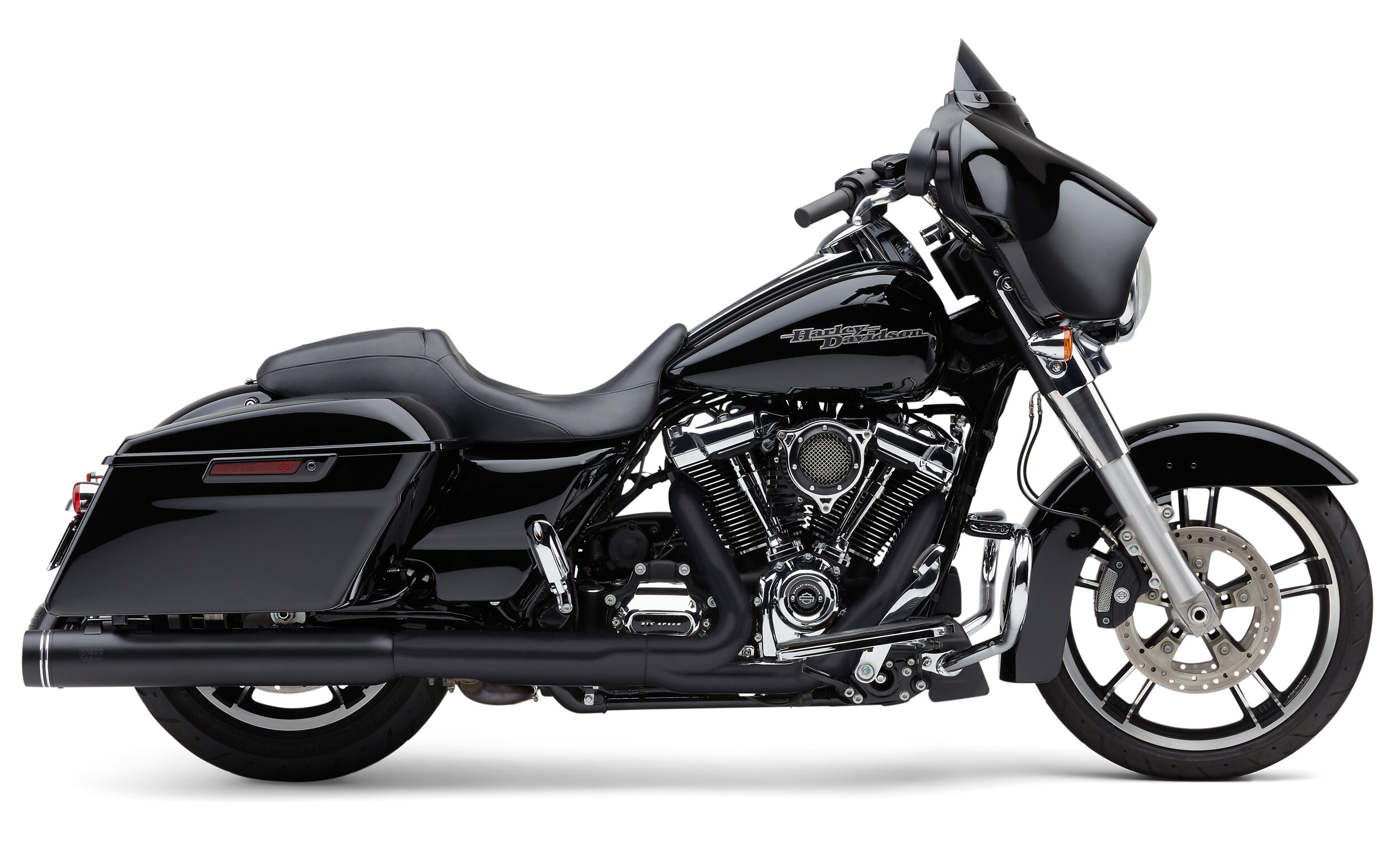 COBRA 4" GROOVE TIP SLIP-ON BLACK FLH/FLT 17-22