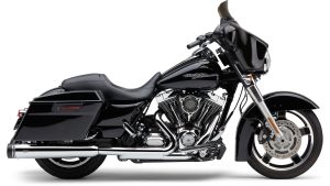 COBRA 4.5" GROOVE TIP SLIP-ON CHROME FLH/FLT 95-16