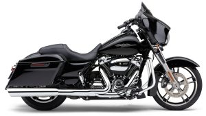 COBRA 909-TWINS 4" SLIP-ONS CHROME FLH/FLT 17-22