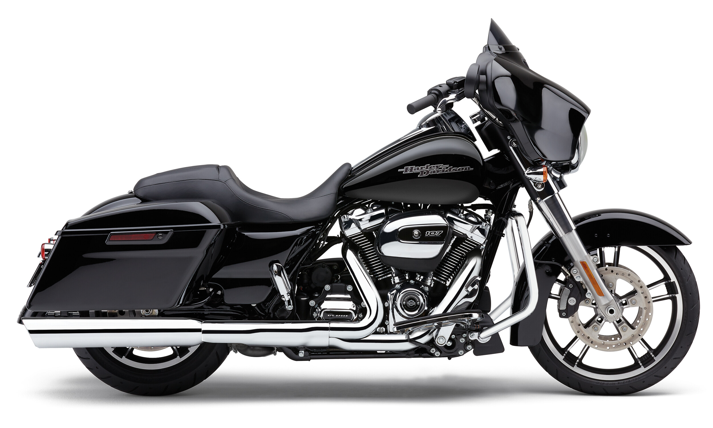 COBRA 909-TWINS 4" SLIP-ONS CHROME FLH/FLT 17-22