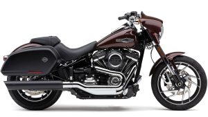 COBRA 909-TWINS 4" SLIP-ONS BLACK FLSB 18-22