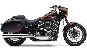 COBRA 909-TWINS 4" SLIP-ONS CHROME FLSB 18-22