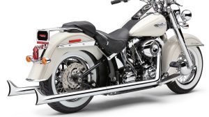 COBRA BAD HOMBRE TRUE DUAL FISHTAILS CHROME SOFTAIL 07-11