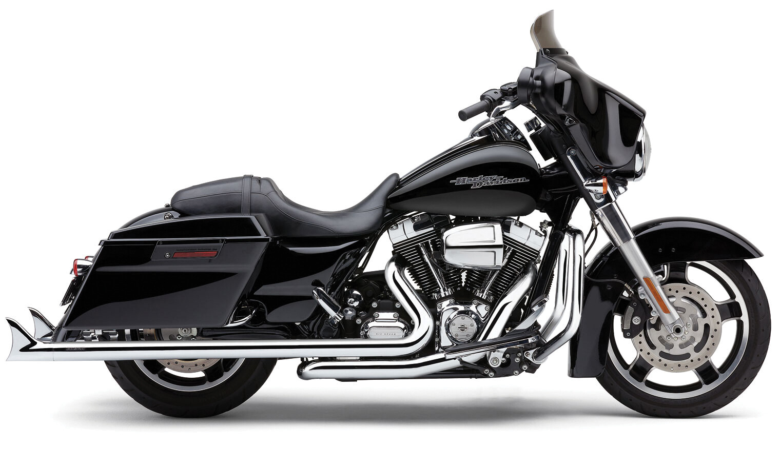 COBRA SPEEDSTER DUALS FISHTAIL CHROME FLH/FLT 10-16