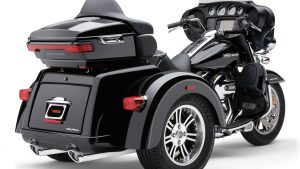 COBRA SLIP-ONS W/BILLET TIPS CHROME TRI-GLIDE 09-22