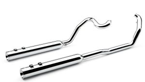 COBRA TRUE DUAL HEADPIPES CHROME FLH/FLT 07-08