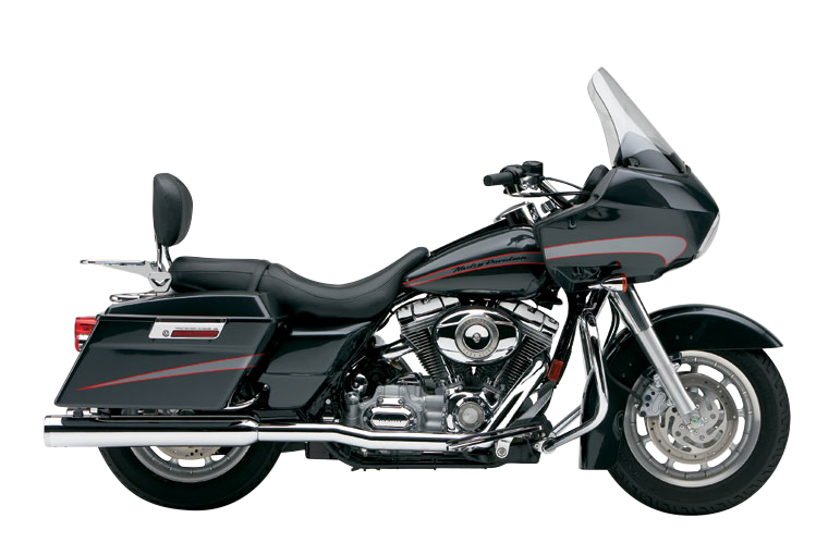 COBRA TRUE DUAL HEADPIPES BLACK FLH/FLT 07-08