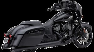 COBRA 4" NH DUAL CUT SLIP-ONS BLACK INDIAN GEN-2 BAG