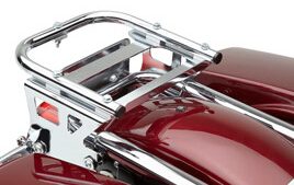 COBRA DETACH 2-UP TOUR PACK MOUNT CHROME FLH/FLT 97-08