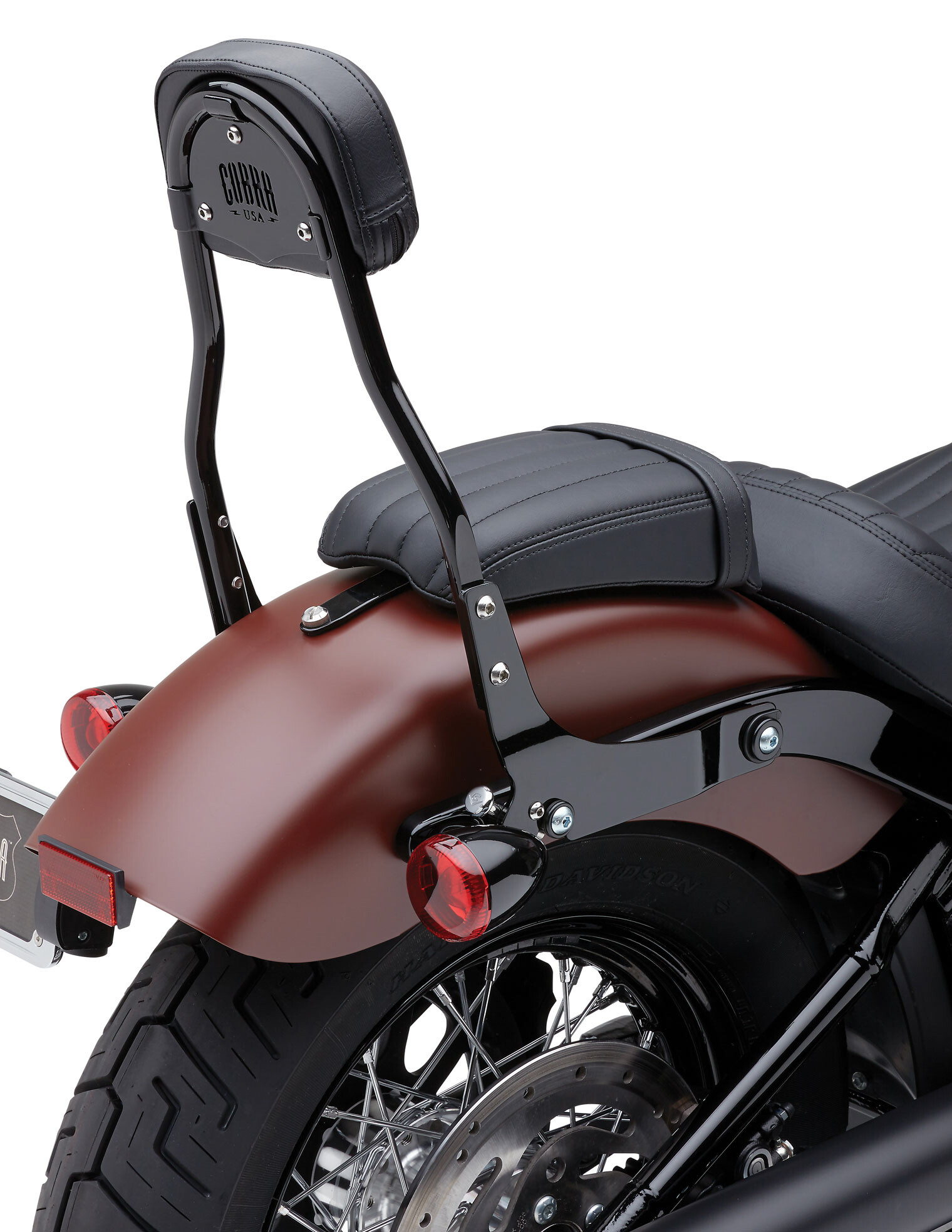 COBRA DETACHABLE BACKREST ROUND BLACK FLDE/FLSL/FXBB 18-22