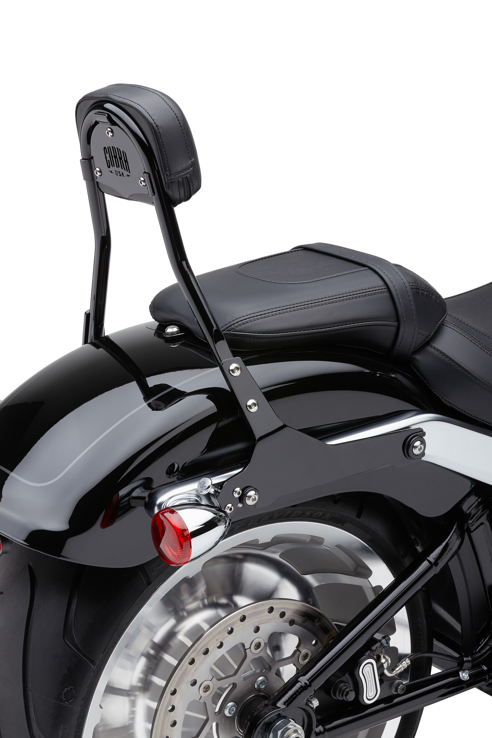 COBRA DETACHABLE BACKREST ROUND BLACK FLHC/S 18-22