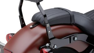 COBRA DETACHABLE BACKREST MINI BLACK DYNA 06-17