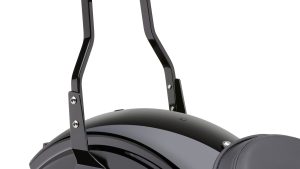 COBRA SHORT SISSY BAR BLACK DYNA 06-17