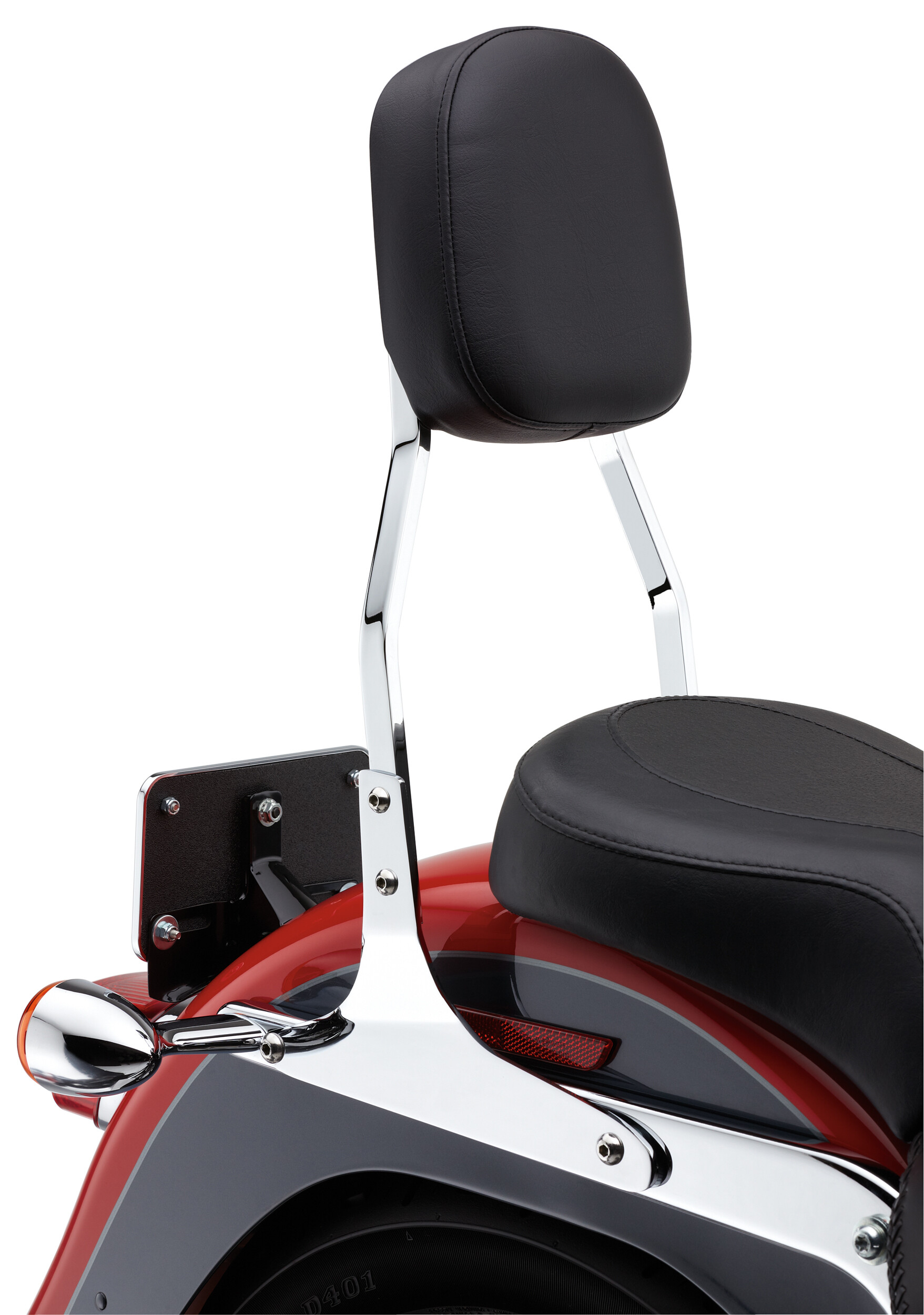 COBRA STANDARD SISSY BAR CHROME FLST/C/N/S/SC 00-17