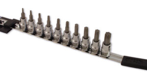 CRUZ TOOLS SOCKET BIT SET 10PC TORX