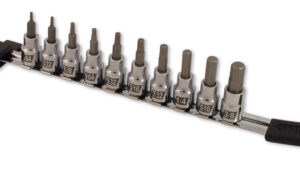 CRUZ TOOLS SOCKET BIT SET 10PC HEX STANDARD