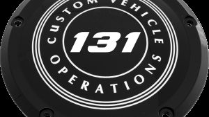 CUSTOM ENGRAVING 7   M8 FLT/FLH DERBY COVER 131 CVO BLACK