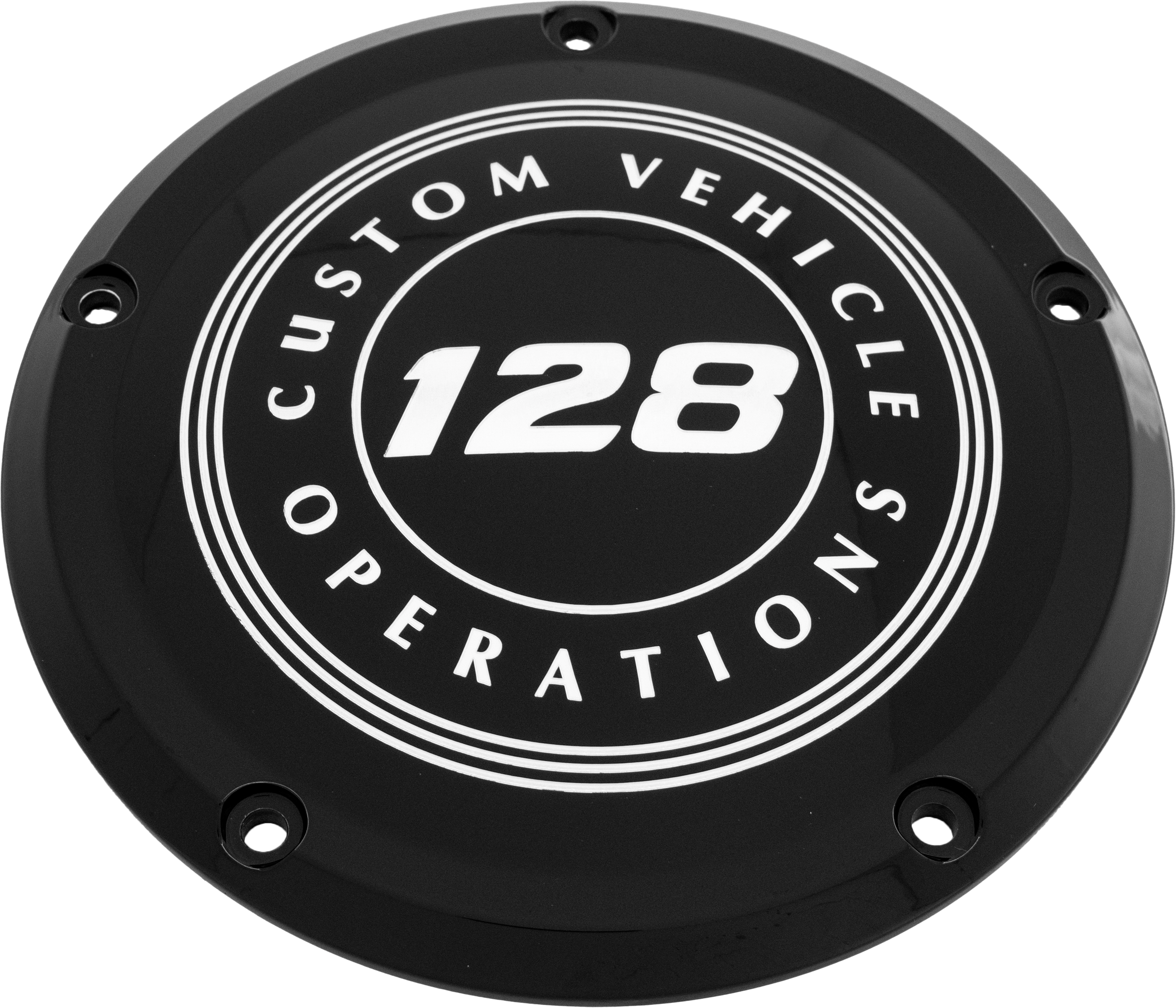 CUSTOM ENGRAVING 6 M8 SOFTAIL DERBY COVER 128 CVO BLACK