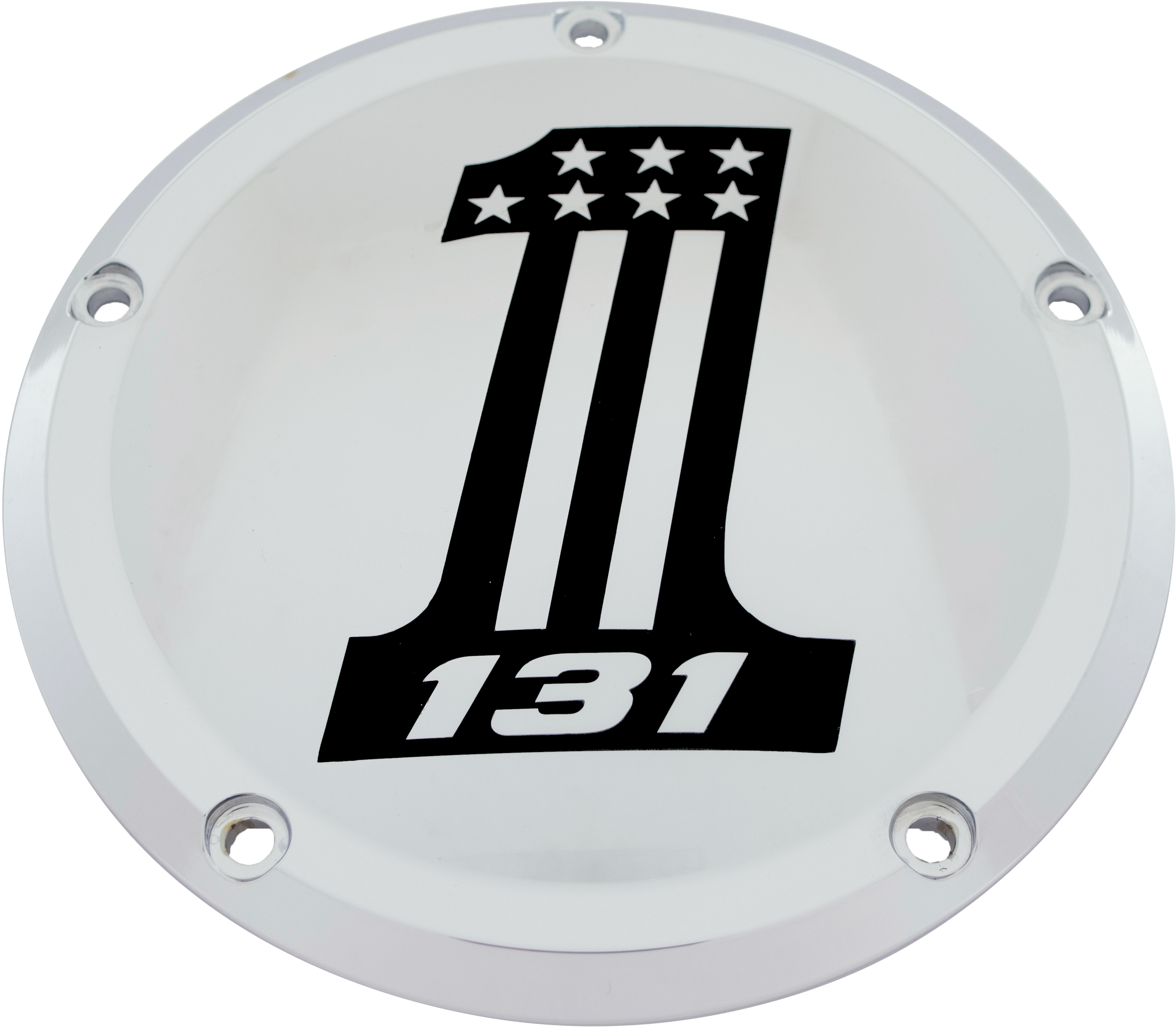 CUSTOM ENGRAVING 6 M8 SOFTAIL DERBY COVER 131 CHROME