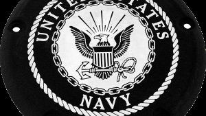 CUSTOM ENGRAVING 7   M8 FLT/FLH DERBY COVER NAVY BLACK