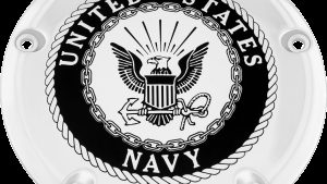 CUSTOM ENGRAVING 7   M8 FLT/FLH DERBY COVER NAVY CHROME