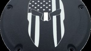 CUSTOM ENGRAVING 7   TC DERBY COVER SPARTAIN BLACK