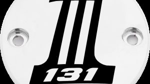 CUSTOM ENGRAVING M8 TIMER COVER 131 CHROME