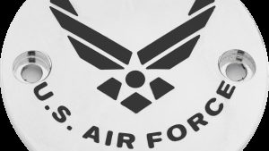 CUSTOM ENGRAVING M8 TIMER COVER AIR FORCE CHROME