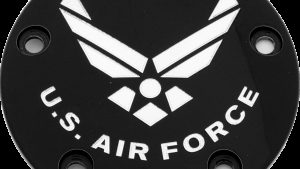 CUSTOM ENGRAVING TC TIMER COVER AIR FORCE BLACK