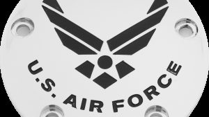 CUSTOM ENGRAVING TC TIMER COVER AIR FORCE CHROME