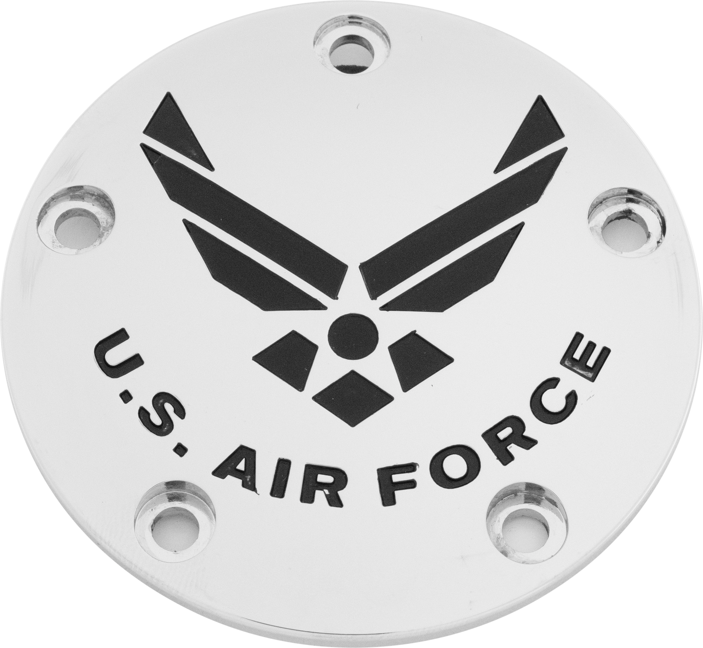CUSTOM ENGRAVING TC TIMER COVER AIR FORCE CHROME