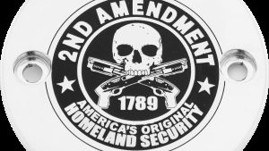 CUSTOM ENGRAVING M8 TIMER COVER 2A CHROME