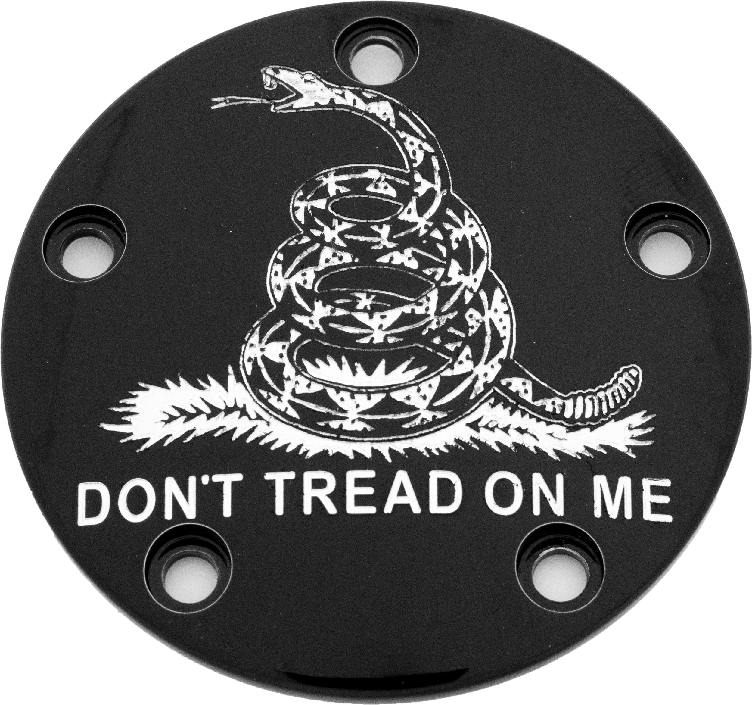 CUSTOM ENGRAVING TC TIMER COVER DON'T TREAD BLACK