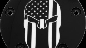 CUSTOM ENGRAVING TC TIMER COVER SPARTAIN BLACK