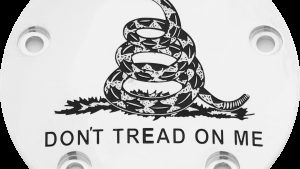 CUSTOM ENGRAVING TC TIMER COVER DON'T TREAD CHROME