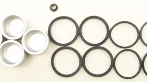 CYCLE PRO CALIPER REBUILD KIT W/PISTONS FRONT FLT