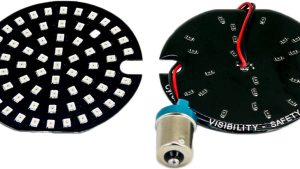 CYRON LED TURN SIGNAL INSERTS 3" 1156 RED