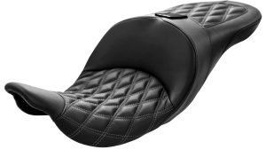 DANNY GRAY TOURIST TALL 2-UP LEATHER DIAMOND STITCH FLH/FLT `08-UP