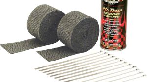 DEI EXHAUST PIPE WRAP KIT BLACK WRAP W/BLACK COATING