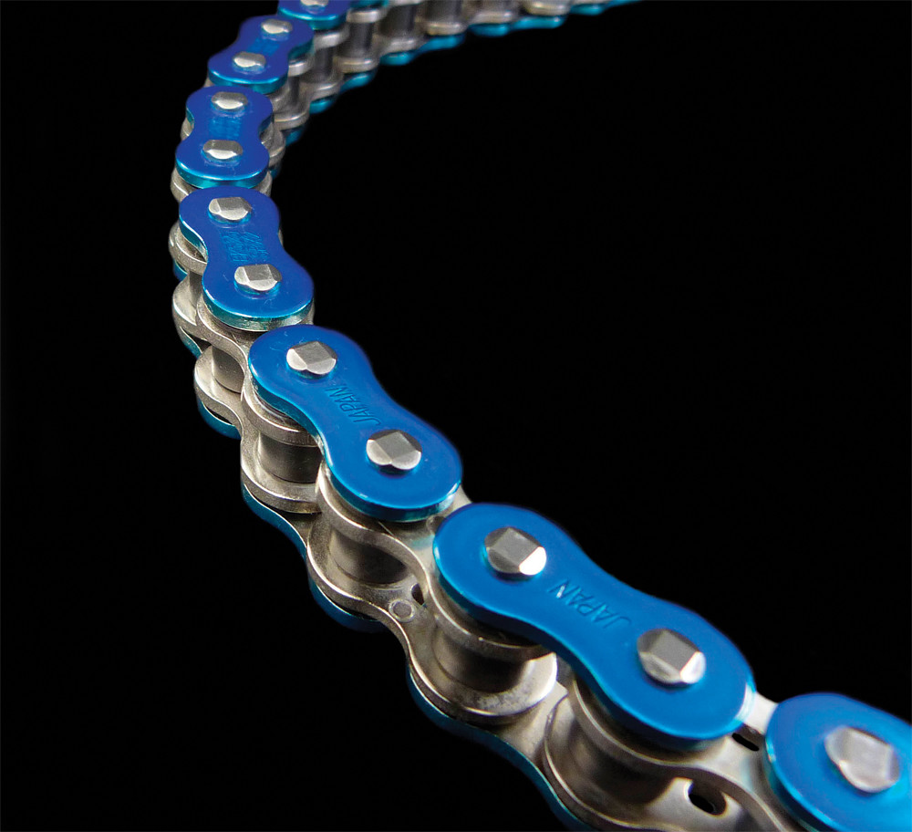 EK CHAIN ZVX3 NX-RING 530-160L BLU