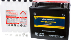FIRE POWER BATTERY CTX14-BS MAINTENANCE FREE
