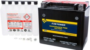 FIRE POWER BATTERY CTX14L-BS MAINTENANCE FREE